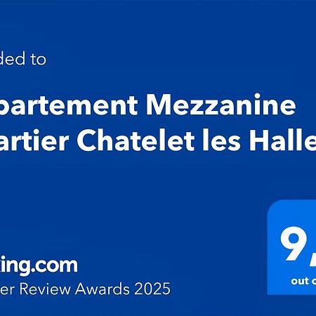Appartement Mezzanine Quartier Chatelet Les Halles 4 Free Netflix París Exterior foto