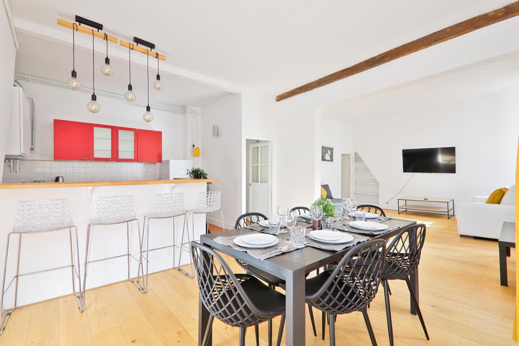 Appartement Mezzanine Quartier Chatelet Les Halles 4 Free Netflix París Exterior foto
