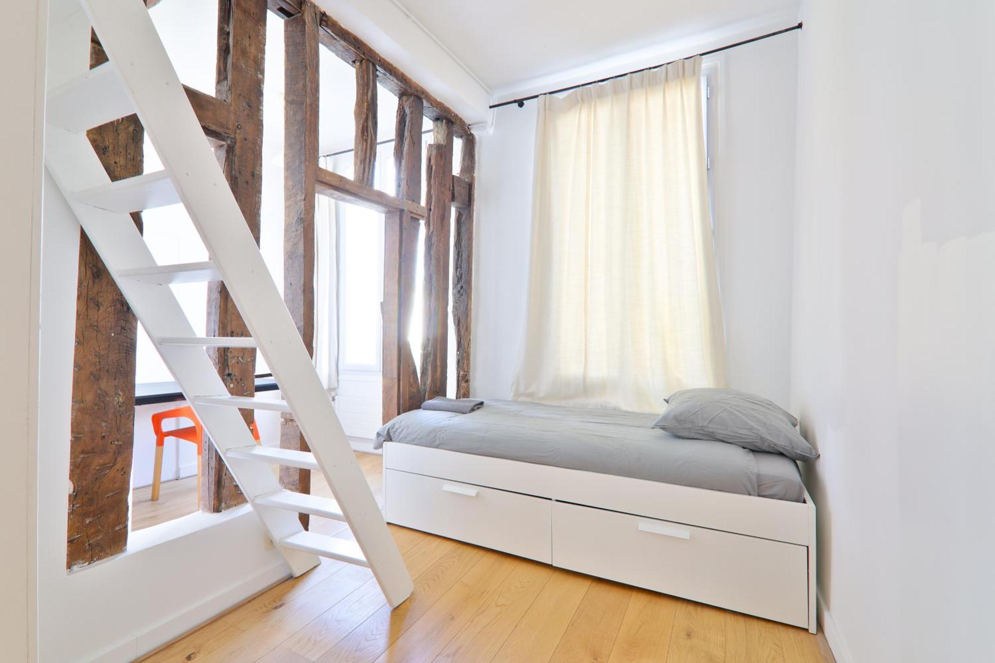 Appartement Mezzanine Quartier Chatelet Les Halles 4 Free Netflix París Exterior foto